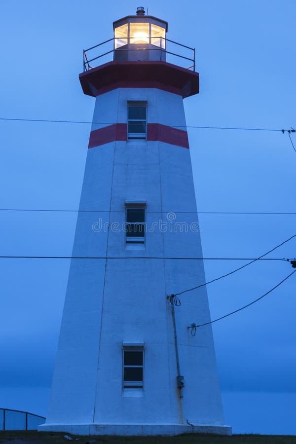 Cape Ray Lighthouse, Newfoundland Stock Image Image of island, shore