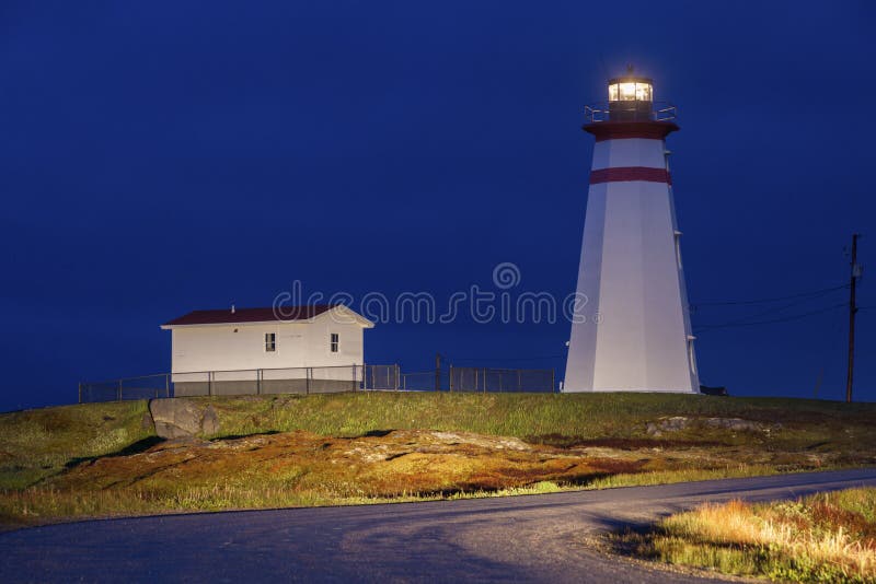 Cape Ray Lighthouse, Newfoundland Stock Photo Image of america