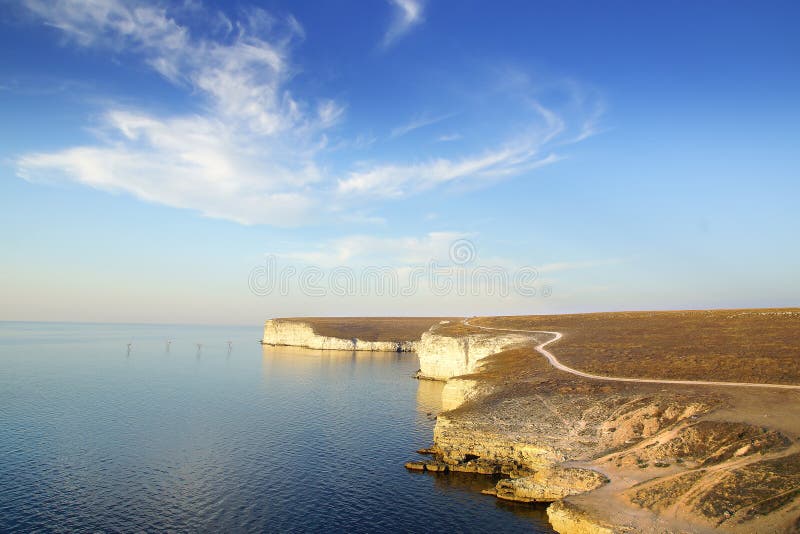 Cape Tarhankut. Crimea royalty free stock image Cape Tarhankut. Crimea royalty free stock image