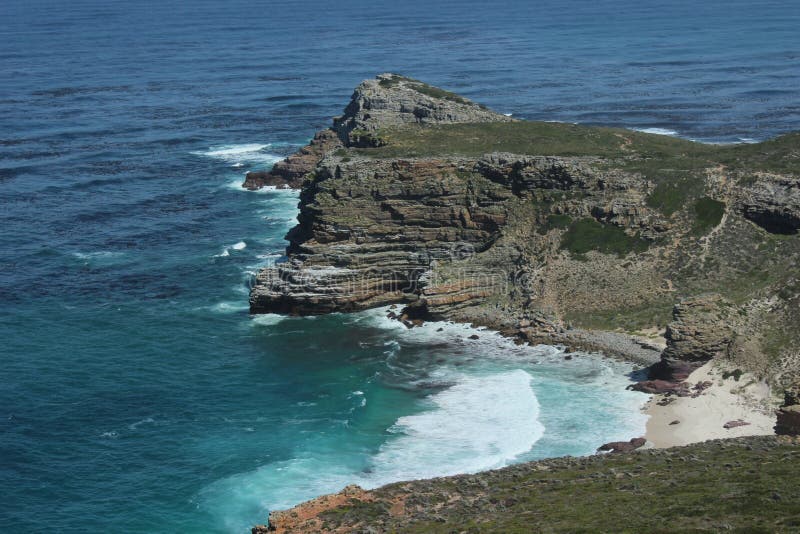 Cape Town Tourism , Cape of Good Hope Along Atlantic Ocean Stock Image ...