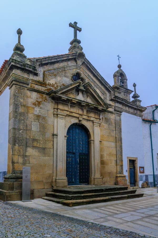 A Capela De Santa Cruz Miranda Faz Douro Portugal Imagem