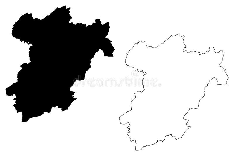 Capellen canton Grand Duchy of Luxembourg, Administrative divisions map vector illustration, scribble sketch Capellen map,. Capellen canton Grand Duchy of Luxembourg, Administrative divisions map vector illustration, scribble sketch Capellen map,