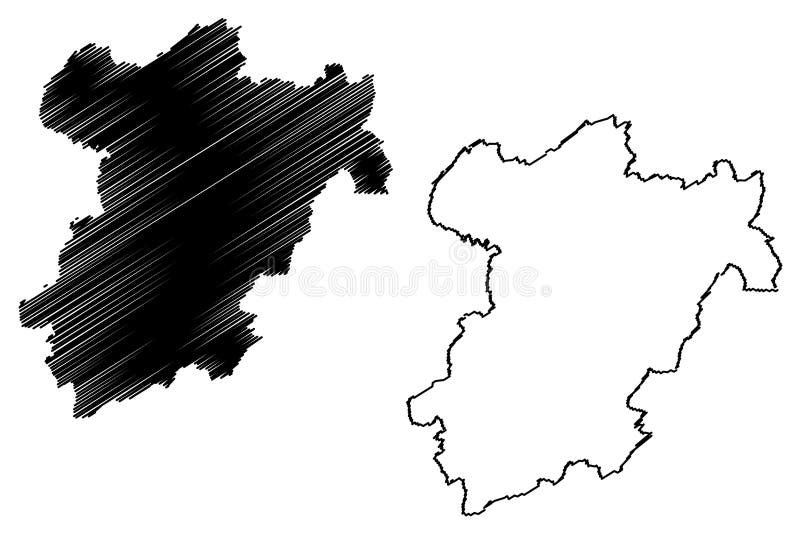 Capellen canton Grand Duchy of Luxembourg, Administrative divisions map vector illustration, scribble sketch Capellen map,. Capellen canton Grand Duchy of Luxembourg, Administrative divisions map vector illustration, scribble sketch Capellen map,