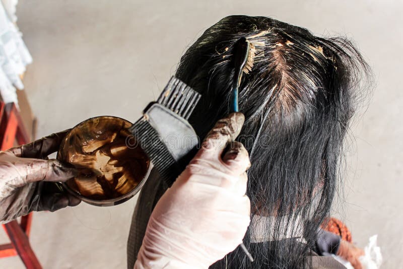 Capelli di morte delle donne, capelli grigi fotografie stock libere da diritti Capelli di morte delle donne, capelli grigi fotografie stock libere da diritti