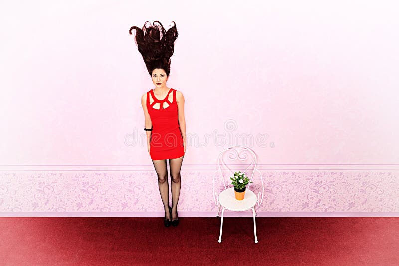 Capelli lunghi su royalty illustrazione gratis Capelli lunghi su royalty illustrazione gratis