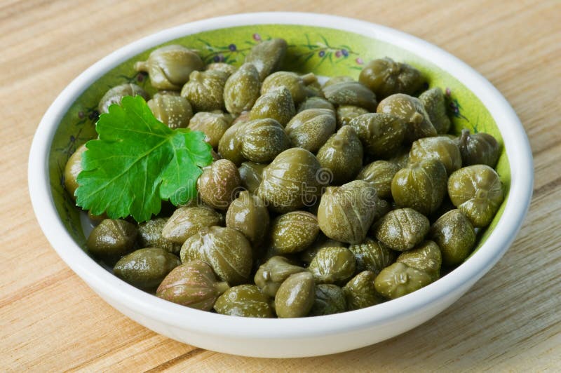 Capers stock photo. Image of kaper, salty, buds, alcaparron 19372688