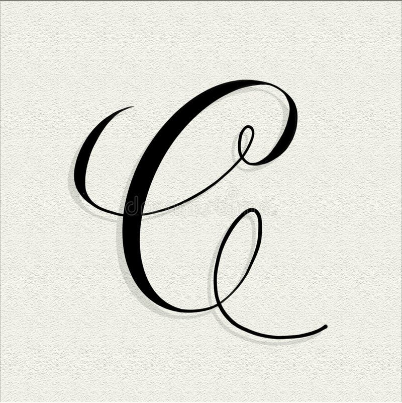 Vintage Font with Decoration - Set 1. Capital Initial Letter a, B, C, D ...