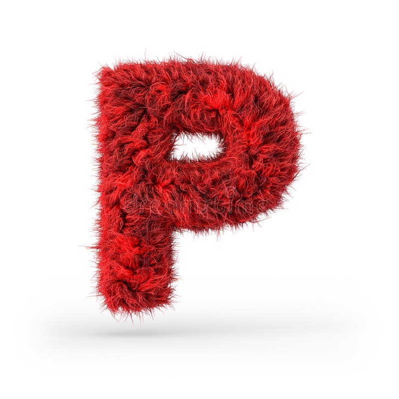 Decorative Fur Letter P Stock Illustrations 48 Decorative Fur Letter