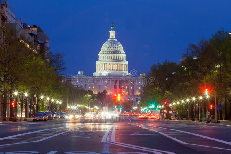 Capitol building in Washington DC royalty free stock photography