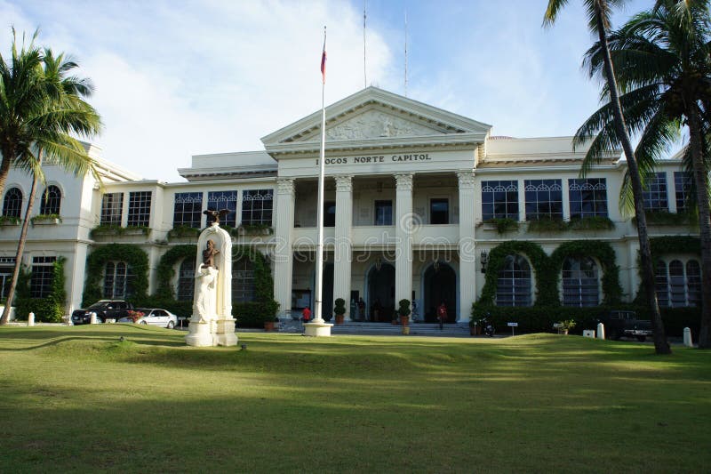 Capitol de Ilocos Norte imagen de archivo editorial. Imagen de