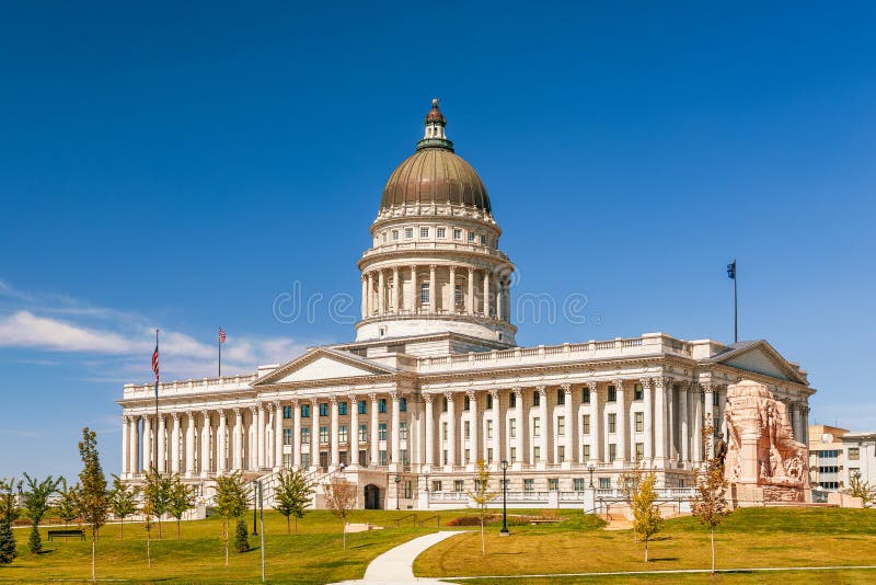 Capitolio del estado de Utah en la noche 1. Salt Lake City. utah. EE.UU. fotos de archivo libres de regalías Capitolio del estado de Utah en la noche 1. Salt Lake City. utah. EE.UU. fotos de archivo libres de regalías