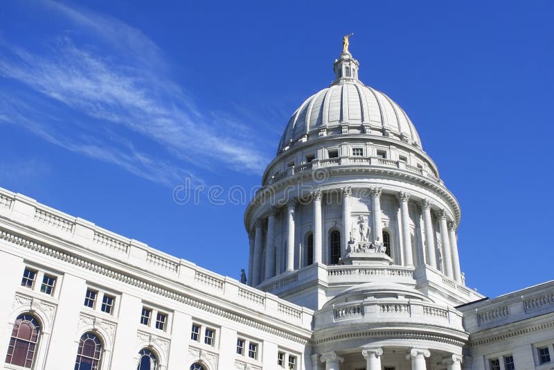 capitolkupol madison wisconsin arkivbilder capitolkupol madison wisconsin arkivbilder