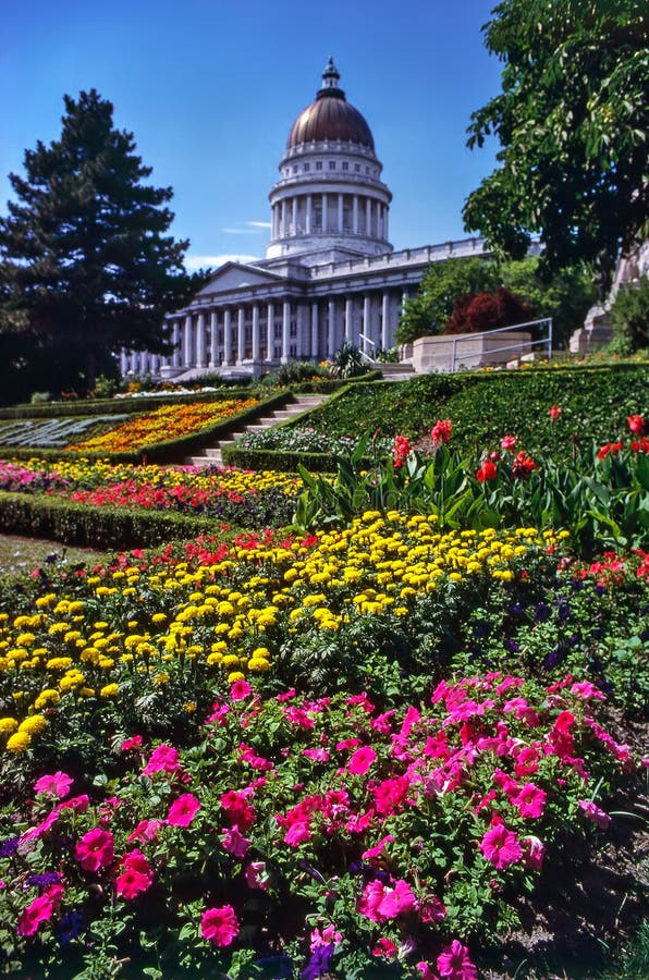 Capitólio Estatal de Utah, Cidade de Salt Lake fotografia de stock Capitólio Estatal de Utah, Cidade de Salt Lake fotografia de stock