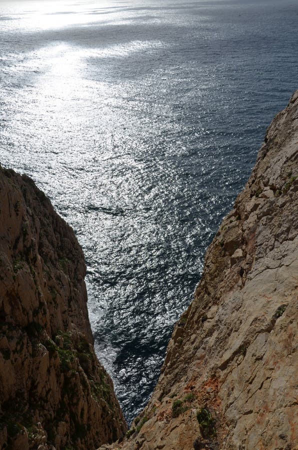 Capo Caccia pr?s d'Alghero, Sardaigne, Italie images libres de droits Capo Caccia pr?s d'Alghero, Sardaigne, Italie images libres de droits