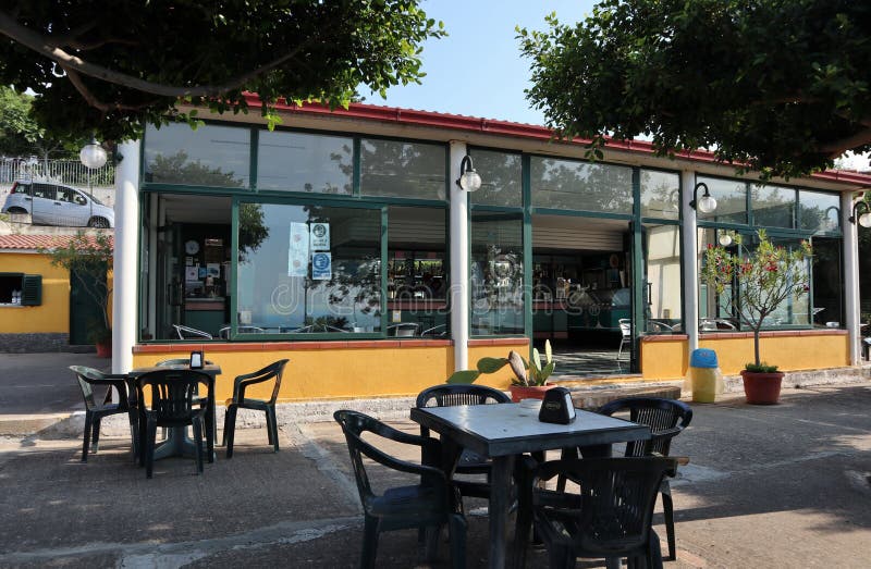 Capo Vaticano Bar Del Belvedere Editorial Image Image of path