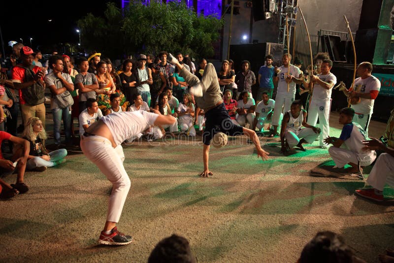 Capoeira-Tanz und Kampfkunstfestival in Petrolina Brasilien stockfotos Capoeira-Tanz und Kampfkunstfestival in Petrolina Brasilien stockfotos