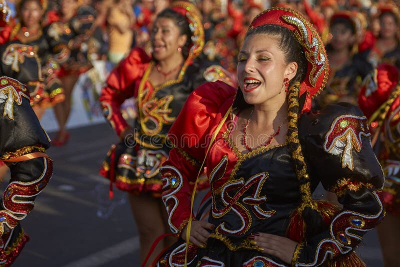 Caporales Dancers at the Arica Carnival Editorial Stock Photo - Image ...