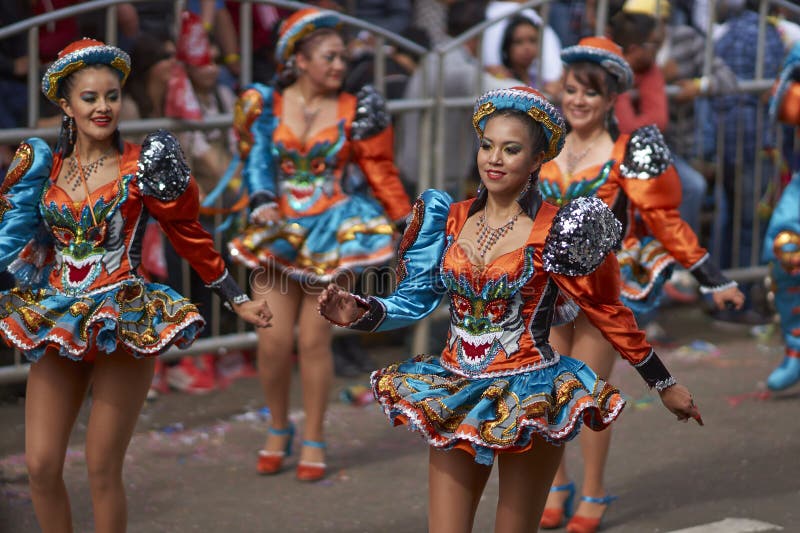 Caporales Dance Group at the Oruro Carnival in Bolivia Editorial Photo ...