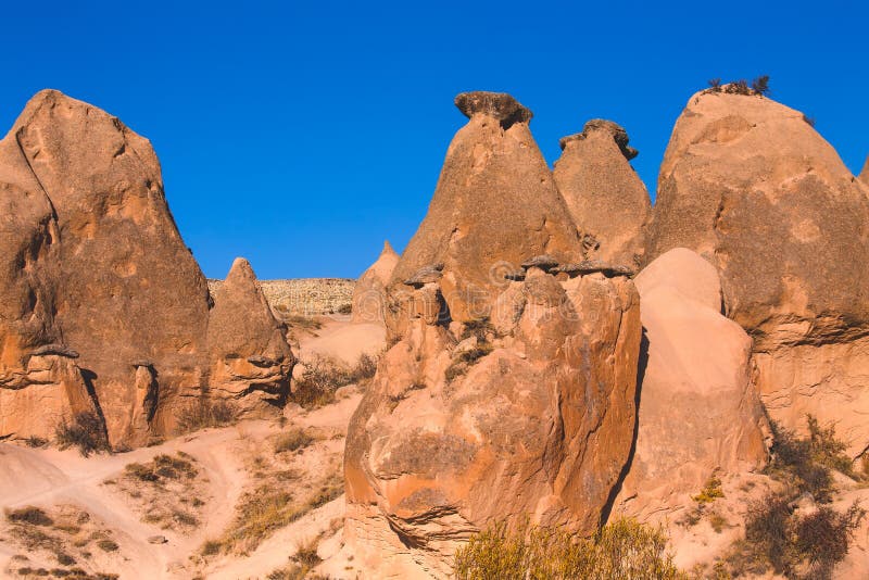 Cappadocia cudowny krajobrazowy widok fotografia royalty free Cappadocia cudowny krajobrazowy widok fotografia royalty free