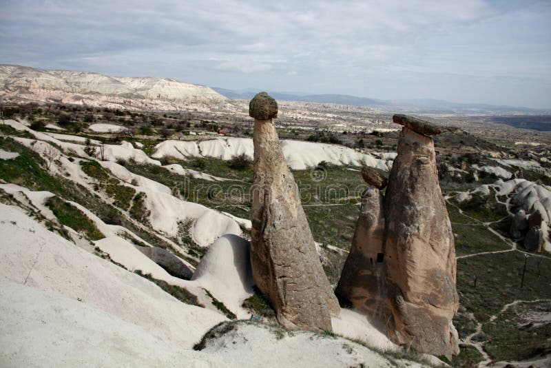 Cappadocia em Turquia imagem de stock Cappadocia em Turquia imagem de stock