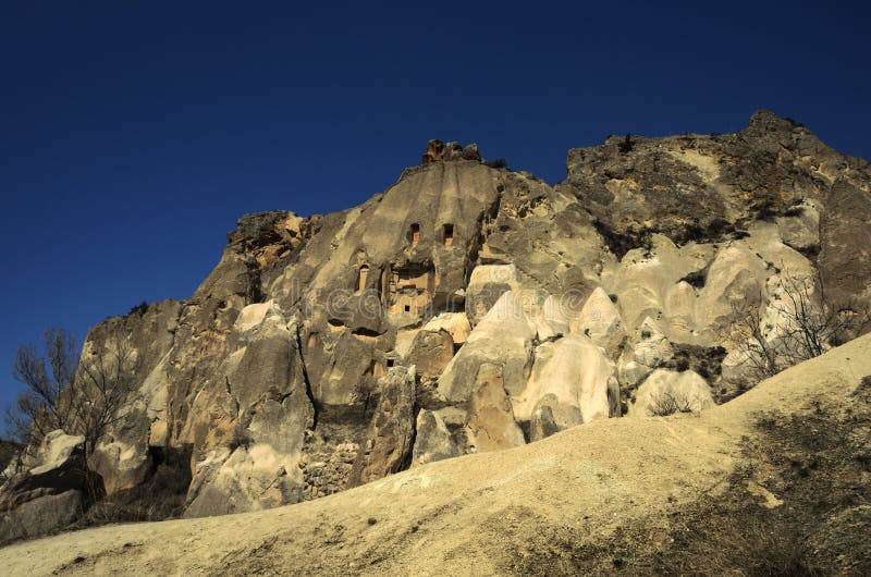 Cappadocia pigeon houses stock image. Image of erosion 28093287