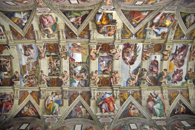 Cappella di Sistine fotografie stock libere da diritti Cappella di Sistine fotografie stock libere da diritti