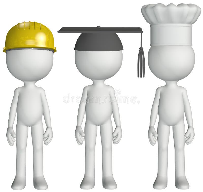 Cappelli di job di occupazione del laureato dell'allievo del cuoco unico della costruzione