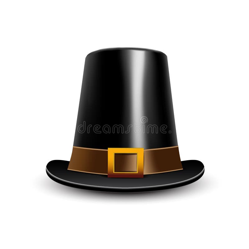 Cappello del pellegrino Simbolo di ringraziamento royalty illustrazione gratis Cappello del pellegrino Simbolo di ringraziamento royalty illustrazione gratis