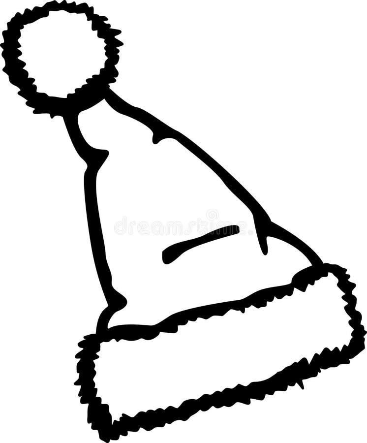 cappello babbo natale stilizzato