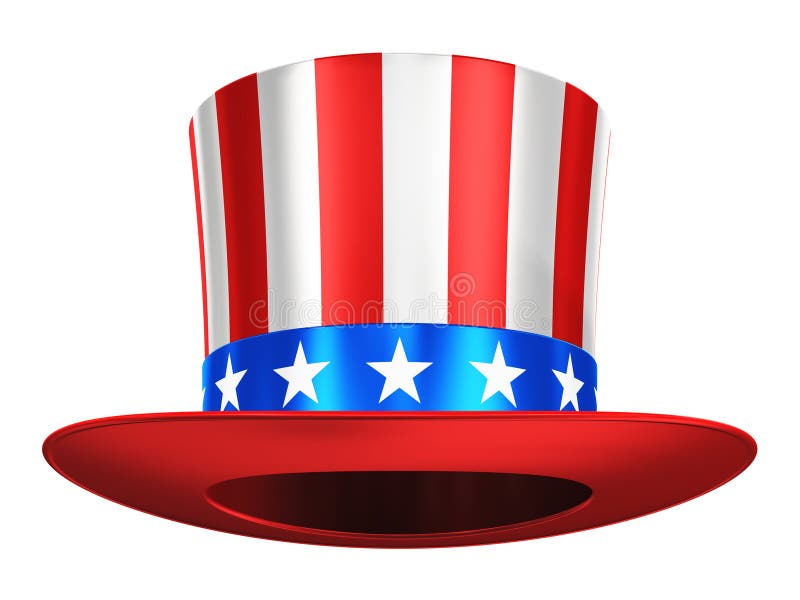 Cappello di zio Sam royalty illustrazione gratis Cappello di zio Sam royalty illustrazione gratis