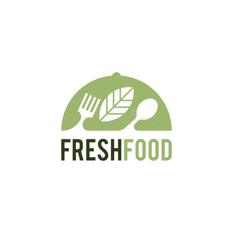 Serving hoods with spoons and forks and leaf negatively colored. Usually used for simple logo needs and simple icons related to fresh food and food. Serving hoods with spoons and forks and leaf negatively colored. Usually used for simple logo needs and simple icons related to fresh food and food