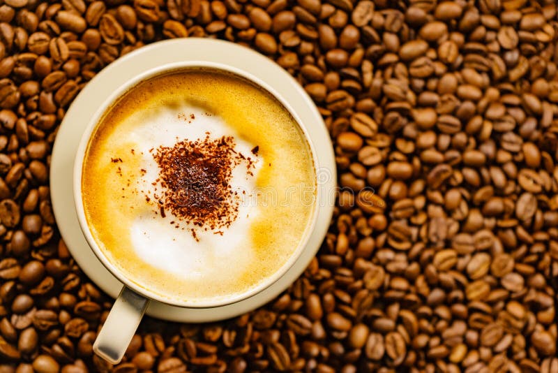 58,093 Coffee Beans Cappuccino Cup Photos Free & RoyaltyFree Stock