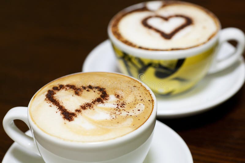 Cappuccino for Valentine s day.