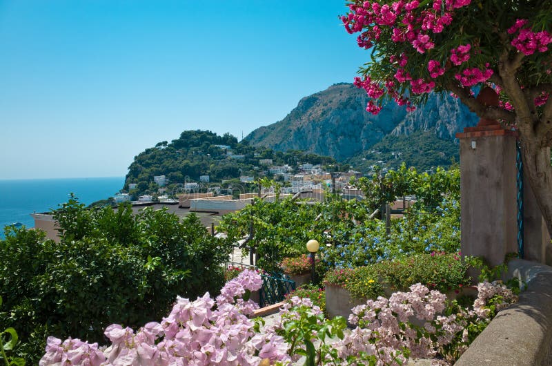 Capri island stock image. Image of campania, relaxation - 41504613