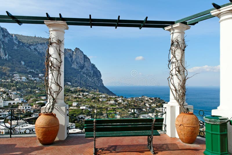 Capri island. stock photos