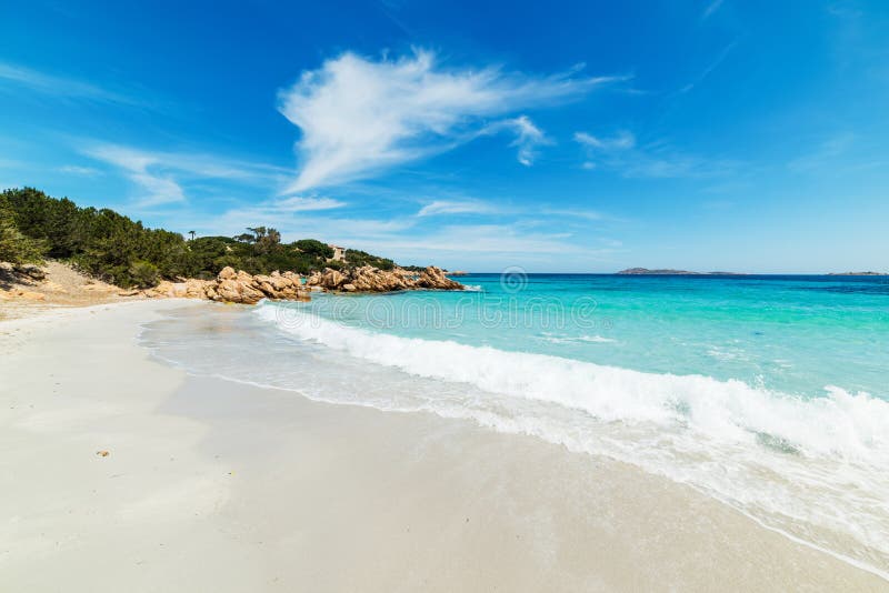 Capriccioli Beach in Costa Smeralda Stock Image - Image of capriccioli ...