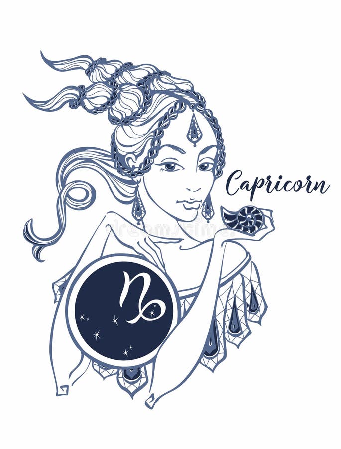 The Capricorn Astrological Sign As a Beautiful Girl. Horoscope ...