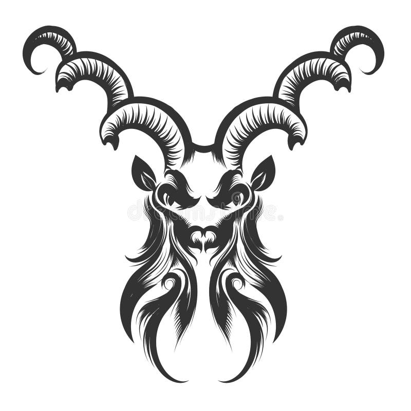 Engraving Illustration Ram Head Stock Illustrations – 236 Engraving ...