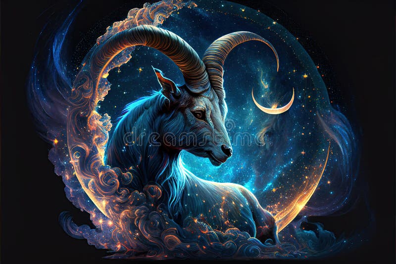 Capricorn Zodiac Sign, Horoscope Symbol, Magic Astrology Goat ...