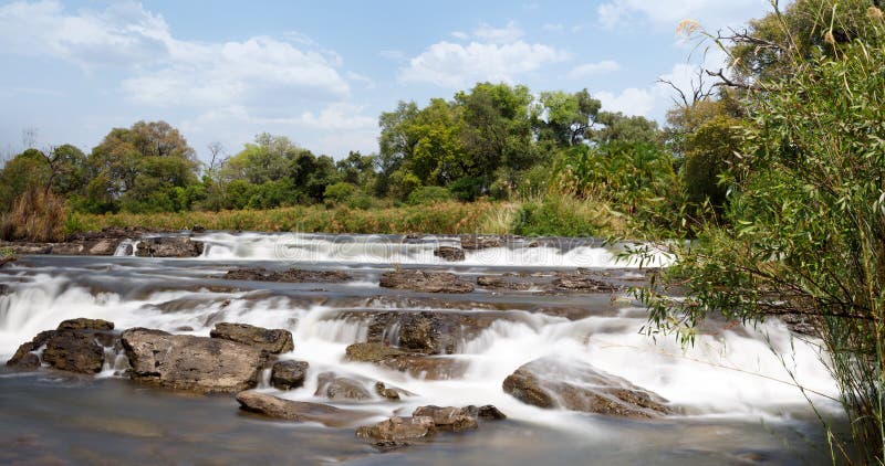 caprivi spadek sławny Namibia północy popa fotografia stock caprivi spadek sławny Namibia północy popa fotografia stock