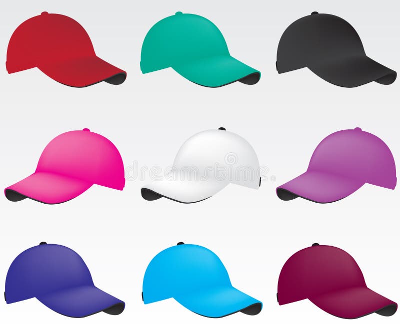 Caps illustration stock vector. Illustration of mesh 21785987