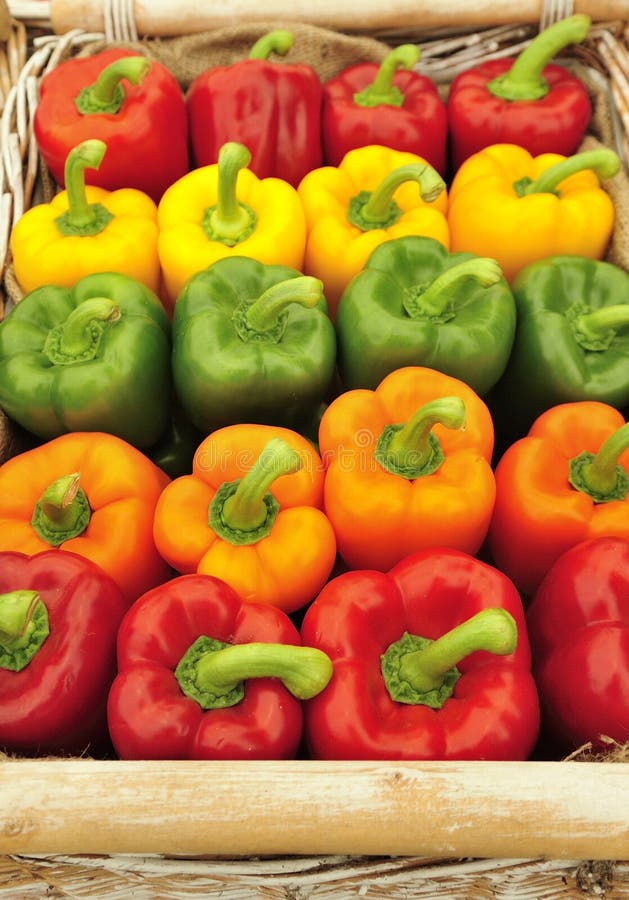 Capsicum peppers colour