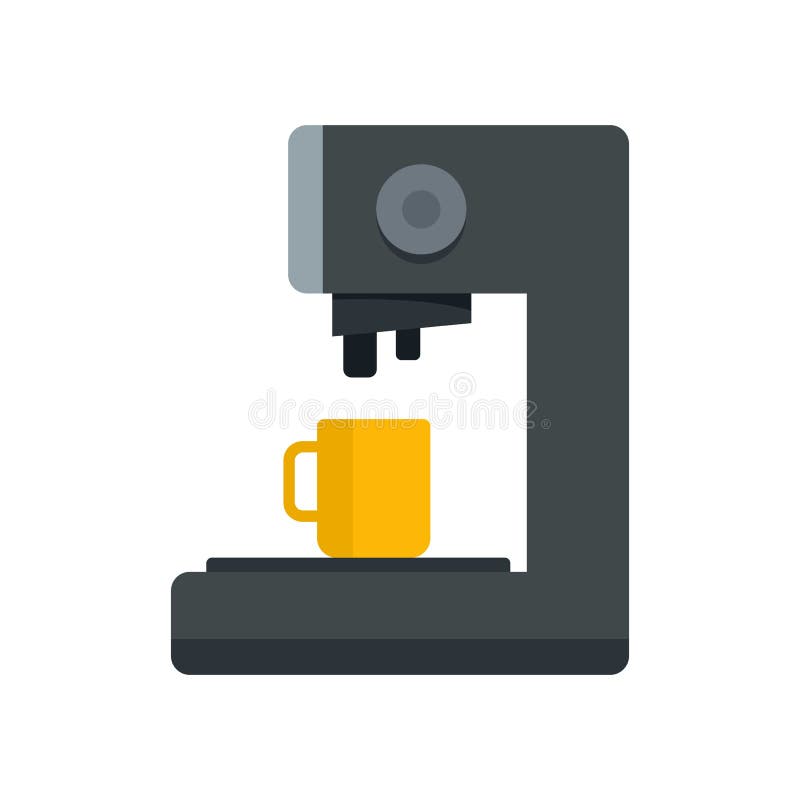 Coffee shop accessories and machines isolated flat vector icons