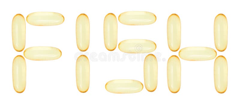 Capsules d'huile de poisson images stock Capsules d'huile de poisson images stock