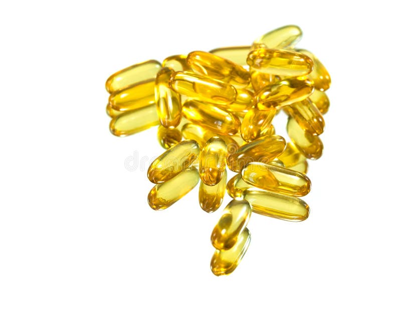 Capsules of fish oil gel stock image. Image of cold, healthy 19675137