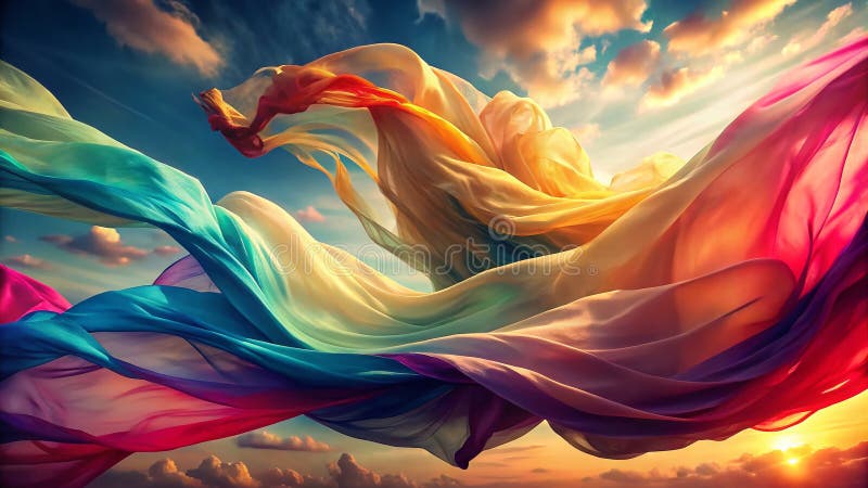 Captivant Natural Light Drapes a Flowing Fabric A Study in Effortless Elegance Capturate in Candid Photo vector illustration