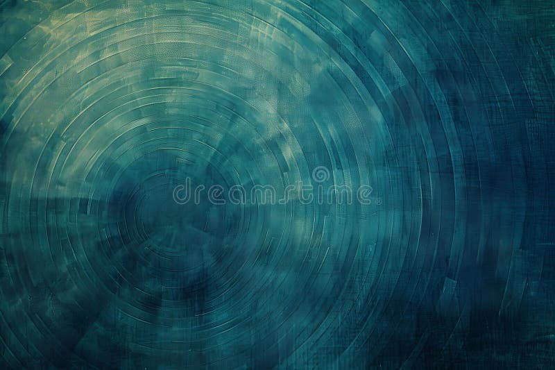 Abstract Circular Pattern Blue Tones, Modern Art Background royalty free illustration