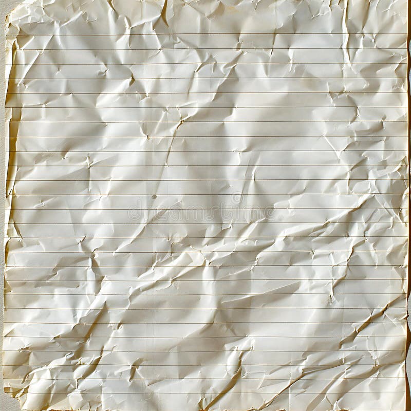 Captivating background of white lined paper, textured, realistic, hyper detailed stock illustration.