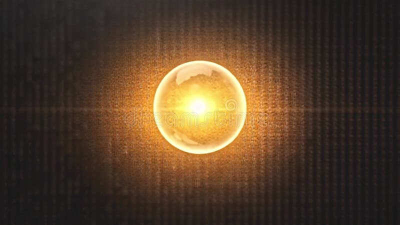 Captivating 3D animation, intense golden particles in mid-air Generative AI stock illustration