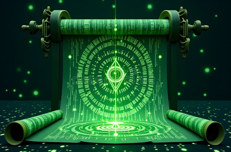 Blockchain Scrolls Art